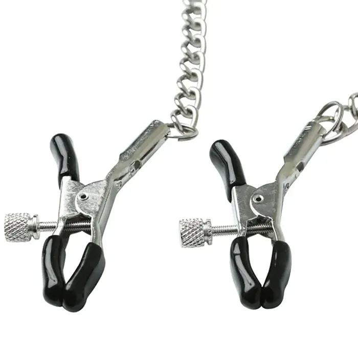 Couples Sex Mischief Chained Nipple Clamps ShhhWndsr Couples Sex Mischief Chained Nipple Clamps ShhhWndsr