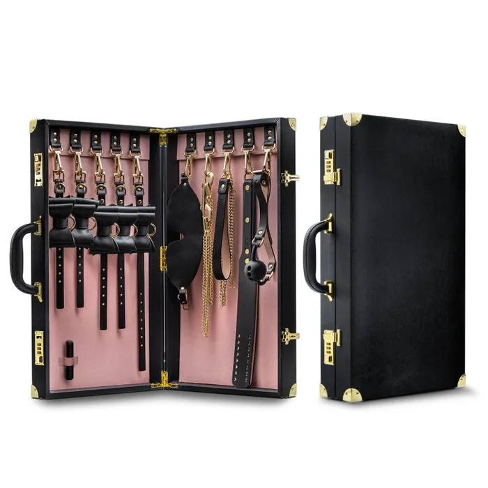 Couples ShhhWndsr Temptasia Safe Word Bondage Kit with Suitcase Couples ShhhWndsr Temptasia Safe Word Bondage Kit with Suitcase