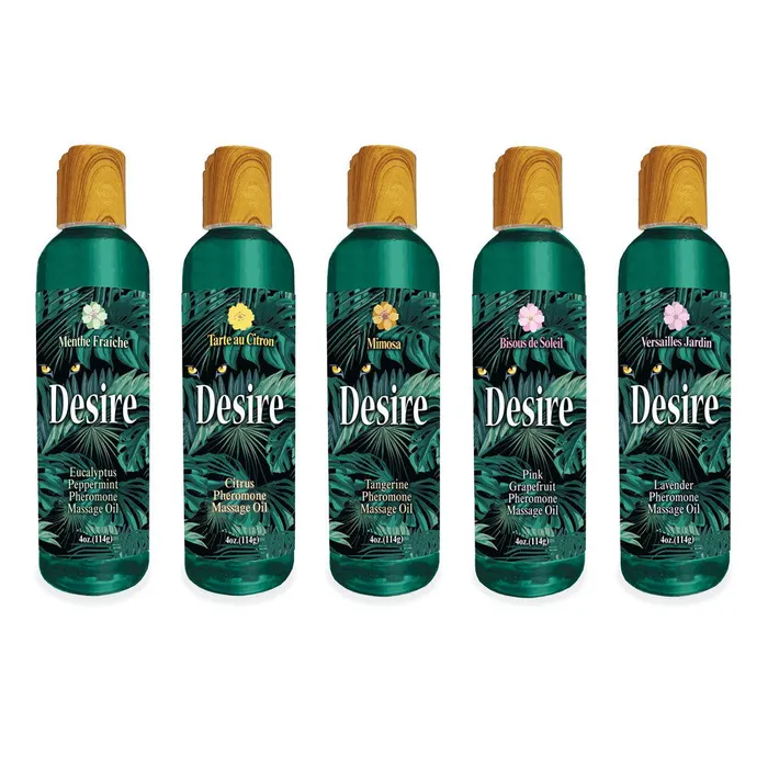 Desire Pheromone Massage Oil 118ml Eucalyptus Peppermint ShhhWndsr Couples