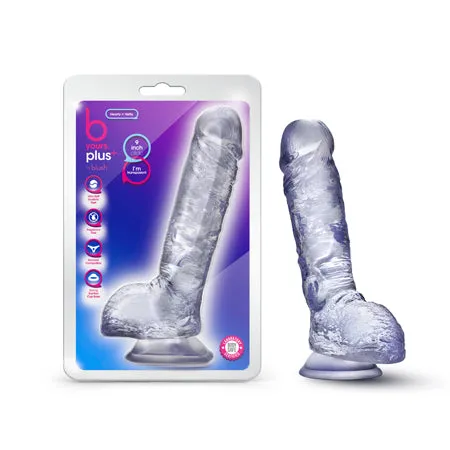 Dildos Fairvillacom Blush B Yours Plus Hearty n Hefty 9 in Dildo with Balls Suction Cup Clear Dildos Fairvillacom Blush B Yours Plus Hearty n Hefty 9 in Dildo with Balls Suction Cup Clear