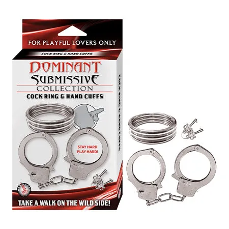 Dominant Submissive Collection Cockring and Handcuffs Fairvillacom Vibrators
