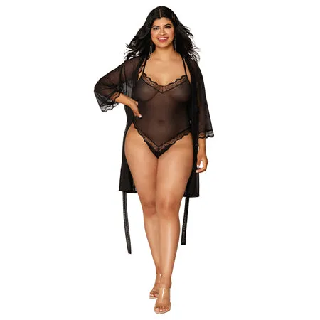 Dreamgirl Mesh Robe Strappy Back Teddy With Lace Trim Black 2XL Hanging Fairvillacom Anal Dreamgirl Mesh Robe Strappy Back Teddy With Lace Trim Black 2XL Hanging Fairvillacom Anal