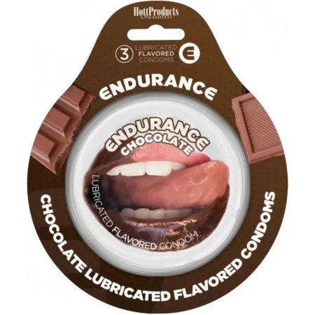 Endurance Condoms Chocolate 3 Pack Fairvillacom Enhancers
