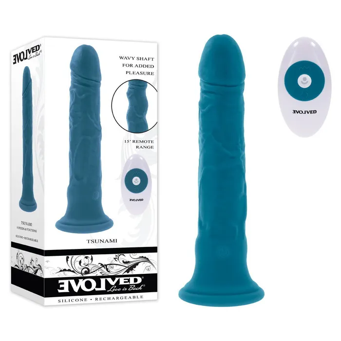 Evolved TSUNAMI 24cm Wave Motion Vibrator ShhhWndsr Vibrators