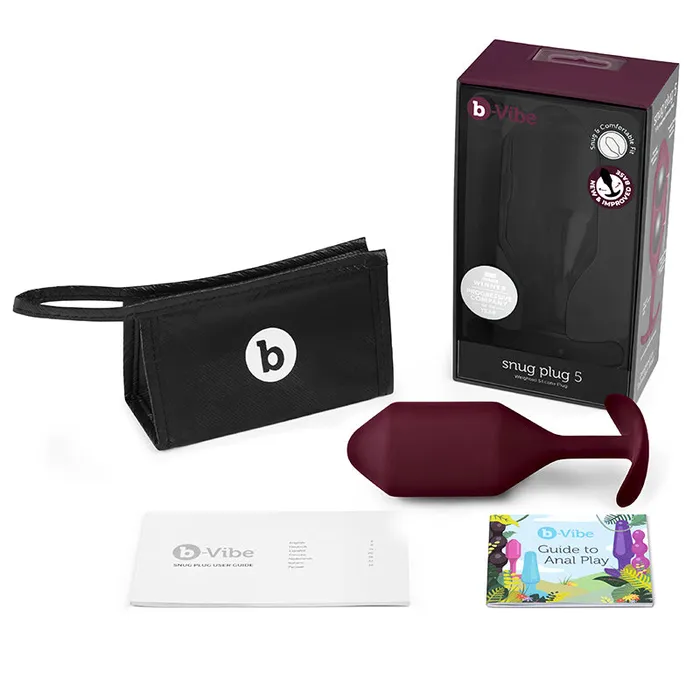 Fairvillacom Anal B VIBE SNUG PLUG 5 DARK RED
