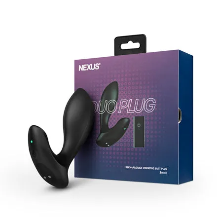Fairvillacom Anal Nexus Duo Vibrating Butt Plug Black
