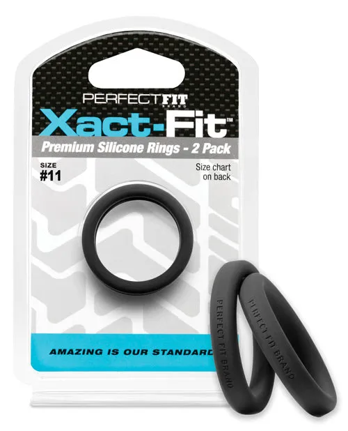 Fairvillacom Anal Perfect Fit Xact Fit 11 Black Pack of 2