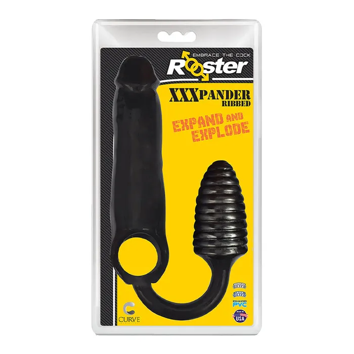 Fairvillacom Anal Rooster XXXPANDER Ribbed Black