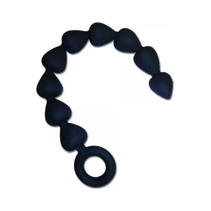 Fairvillacom Anal Sex Mischief silicone anal beads black
