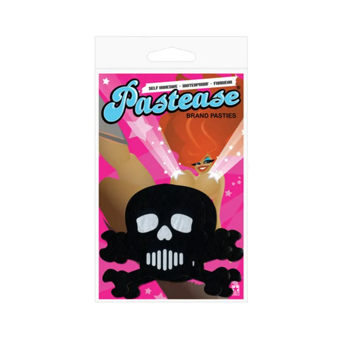 Fairvillacom Anal Skull Crossbones Black White Pasties OS