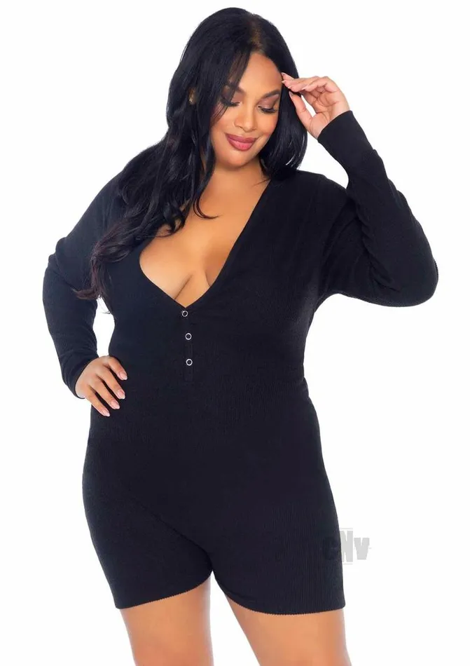 Fairvillacom Brushed Romper Long Johnflap 1x2x Blk Vibrators