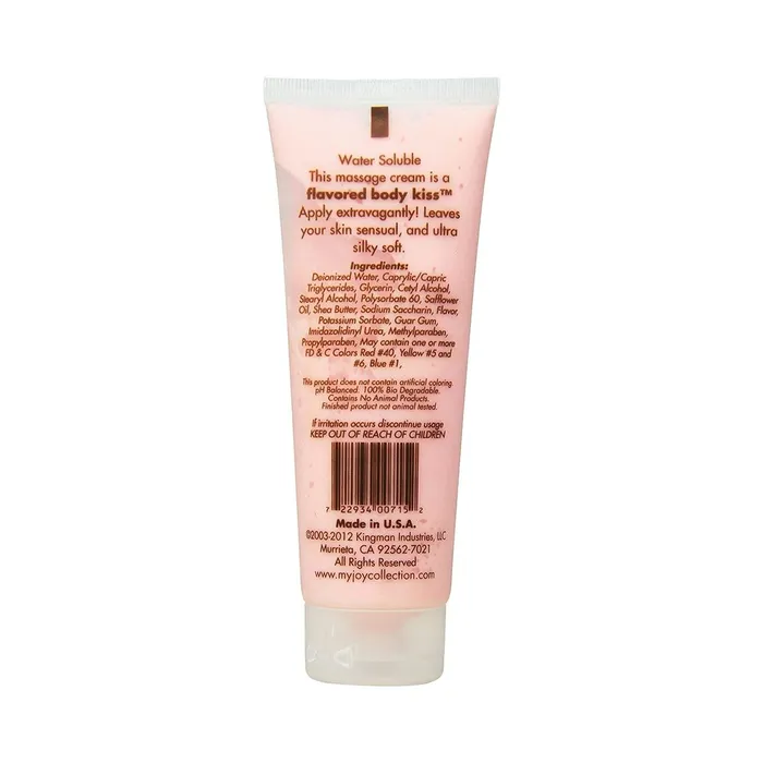 Fairvillacom Couples Flavored Body Kiss Massage Cream Strawberry 4 Fl Oz