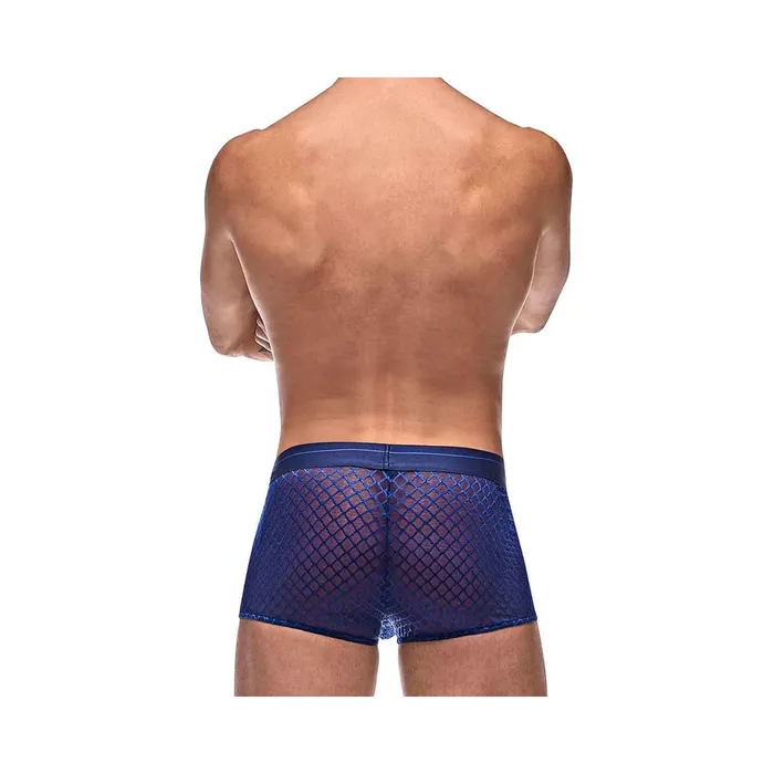 Fairvillacom Diamond Mesh Mini Short Blue LG Vibrators
