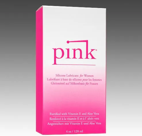 Fairvillacom Dildos Pink Silicone Lube 4 oz Glass Bottle