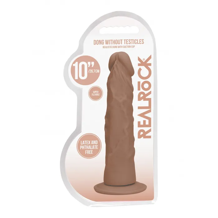 Fairvillacom Dildos Realrock Dong Without Testicles 10quot Tan