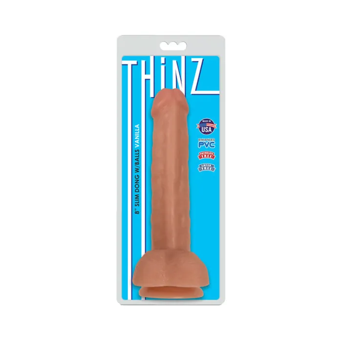 Fairvillacom Dildos Thinz 8 inches Slim Dong with Balls