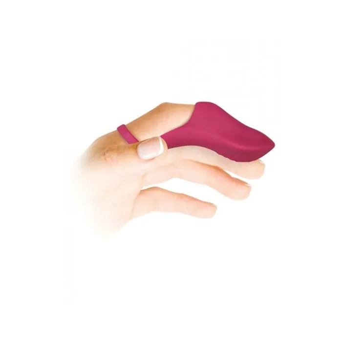 Fairvillacom Evolved Frisky Finger Rechargeable Bullet Burgundy Vibrators