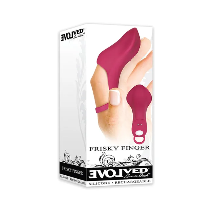 Fairvillacom Evolved Frisky Finger Rechargeable Bullet Burgundy Vibrators