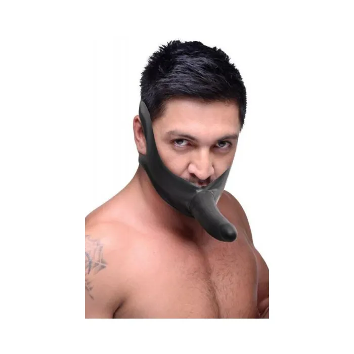 Fairvillacom Face Fuk Strap On Mouth Gag Black OS Female Sex Toys