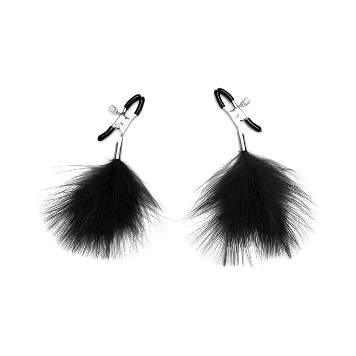 Fairvillacom Female Sex Toys Lux Fetish Feather Nipple Clips