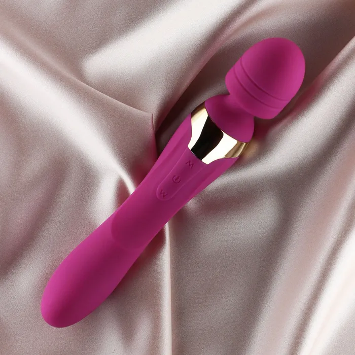 Fairvillacom Female Sex Toys Mila Medium Wand Vibrator Burgundy