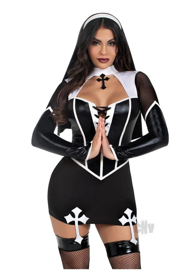 Fairvillacom Holy Hottie Set 2pc Md Blkwht Anal