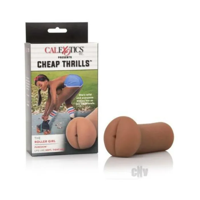 Fairvillacom Male Sex Toys Cheap Thrills The Roller Girl Soft Tight Ass Brown Stroker