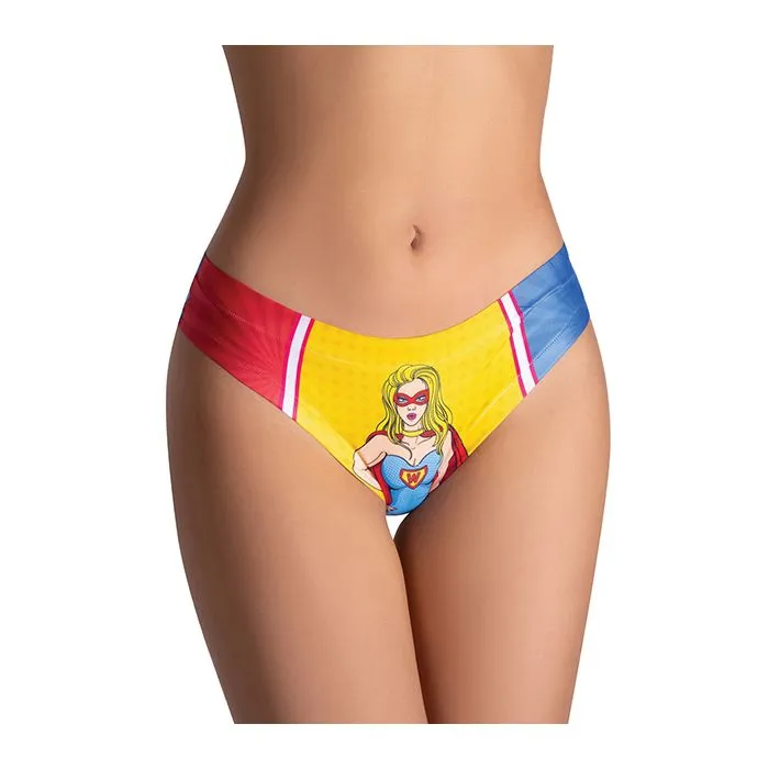 Fairvillacom Male Sex Toys Comics Wonder Girl Printed Thong LG