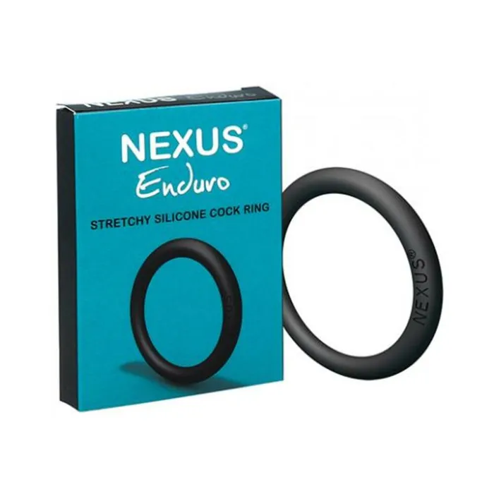 Fairvillacom Male Sex Toys Nexus Enduro Silicone Cock Ring Black