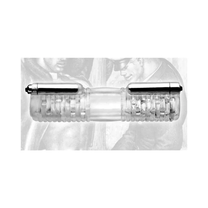 Fairvillacom Male Sex Toys Tom Of Finland Head To Head Vibrating Sleeve