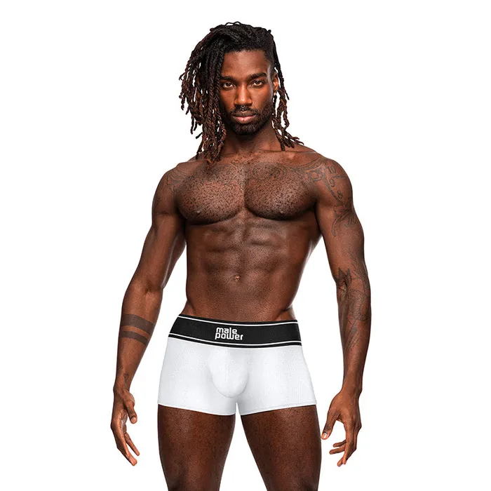 Fairvillacom MP Modal Rib Pouch Short White L Vibrators