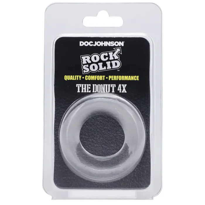 Fairvillacom Rock Solid The Donut 4X CRing Clear Male Sex Toys