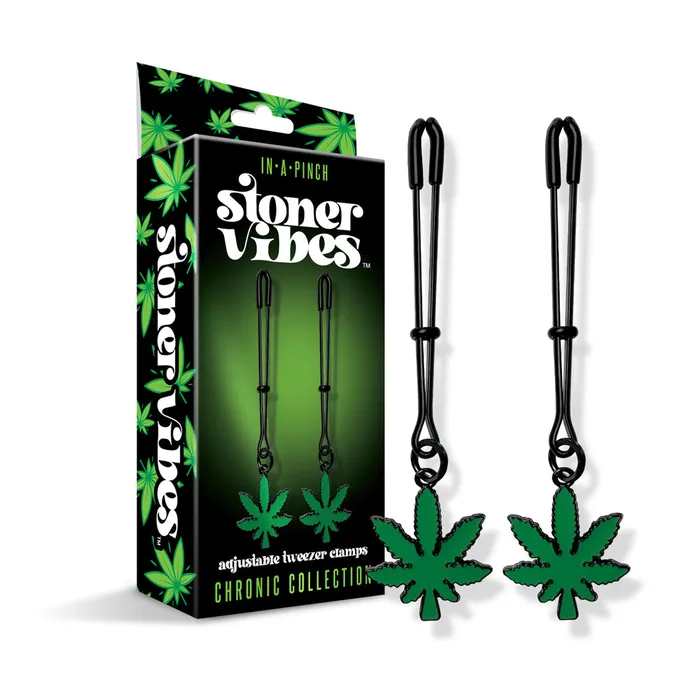 Fairvillacom Stoner Vibes Chronic Collection Adjustable Tweezer Nipple Clamps Vibrators