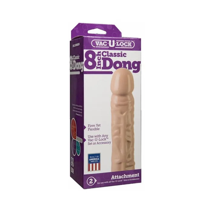 Fairvillacom VacULock 8 Classic Dong Beige Dildos