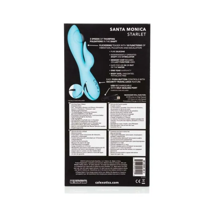Fairvillacom Vibrators California Dreaming Santa Monica Starlet Blue