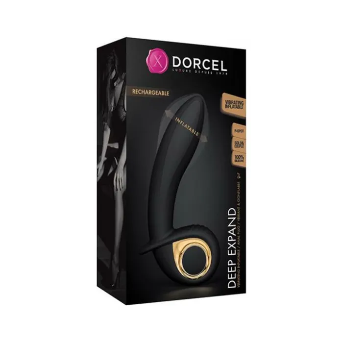 Fairvillacom Vibrators Dorcel Deep Expand Inflatable Vibrator BlackGold