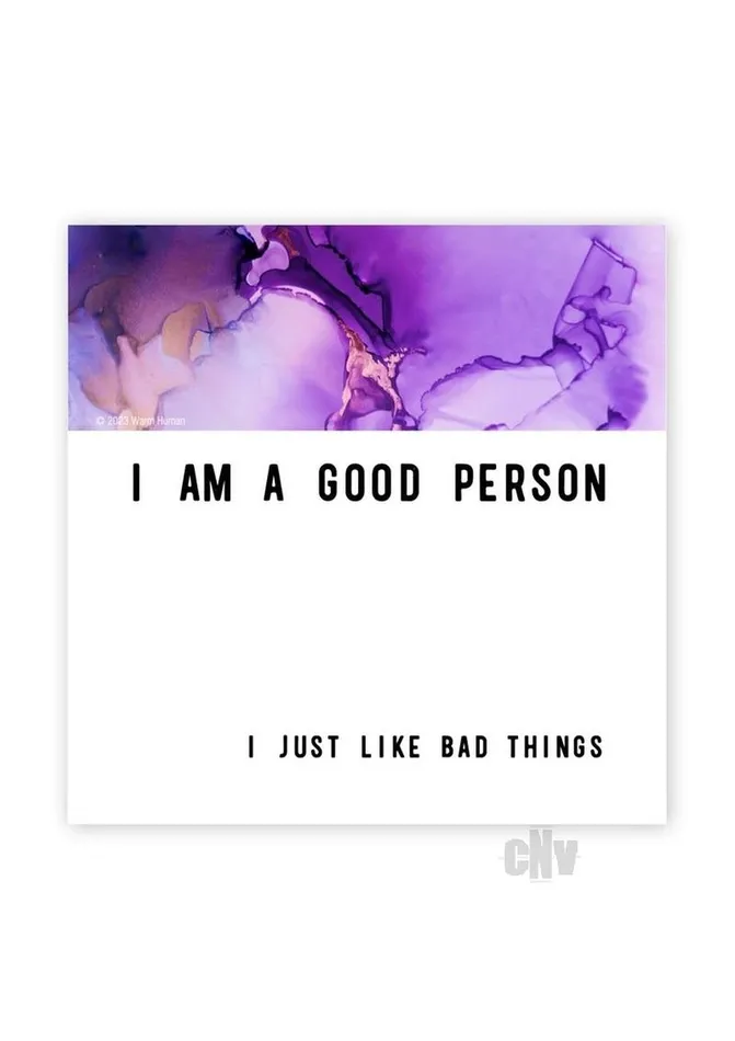 Fairvillacom Vibrators Good Person Bad Things Magnet