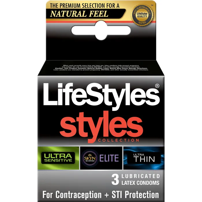 Fairvillacom Vibrators LIFESTYLES STYLES SENSITIVE 3PK