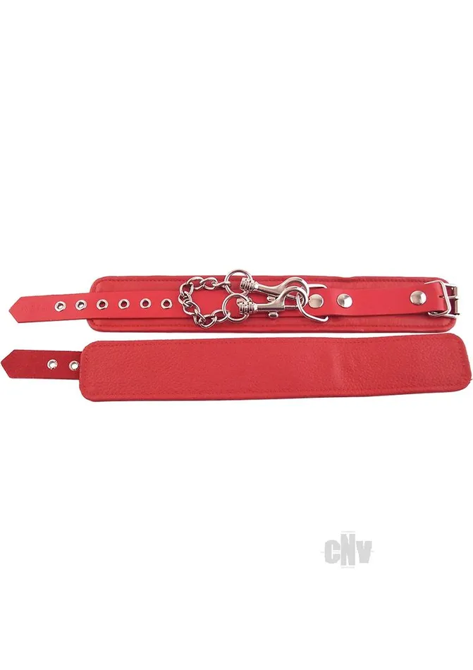 Fairvillacom Vibrators Rouge Plain Ankle Cuff Red