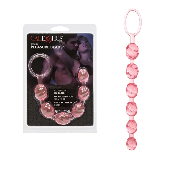 Fairvillacom Vibrators Swirl Pleasure Beads Pink
