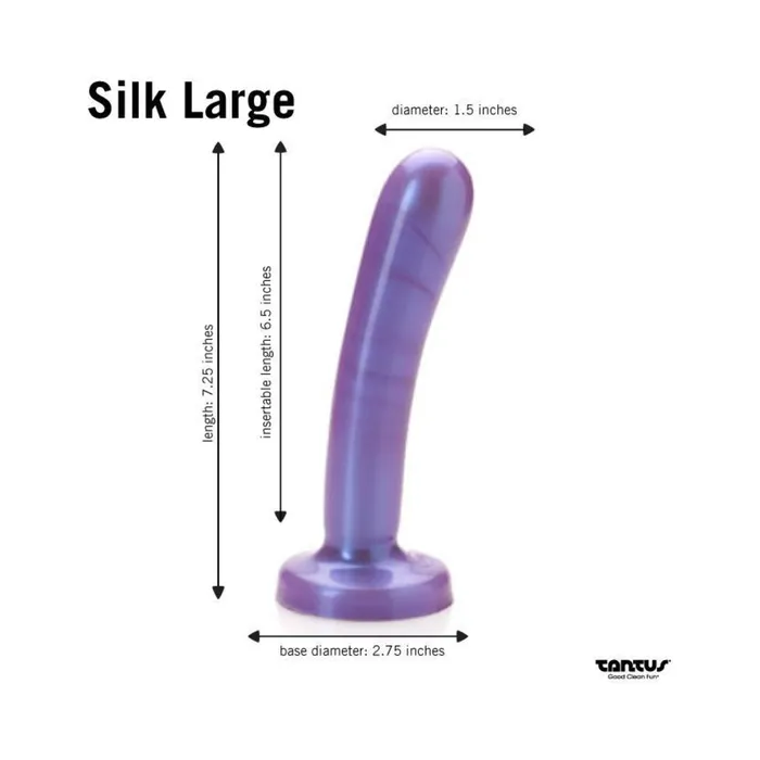 Fairvillacom Vibrators Tantus Silk Large Purple Haze