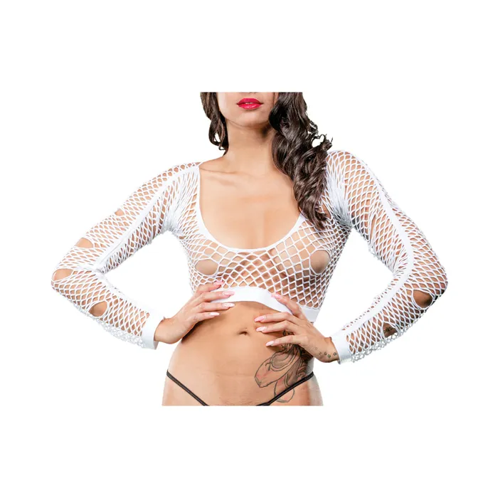 Fairvillacom Vibrators White Distressed Crotchless Legging