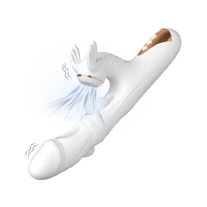 Female Sex Toys Dual Vibration Suction with Warming Sensation for Ultimate GSpot Vibrator Pleasure Amovibe Female Sex Toys Dual Vibration Suction with Warming Sensation for Ultimate GSpot Vibrator Pleasure Amovibe