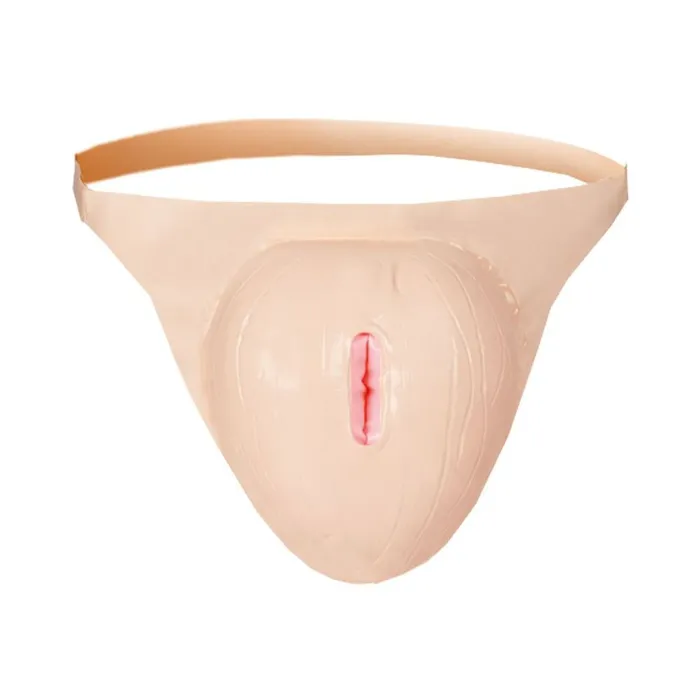 Female Sex Toys Fairvillacom Get It On Inflatable Strap On Vagina Beige