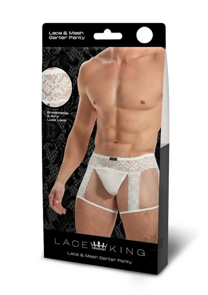 Female Sex Toys Fairvillacom Lace King Lace Mens Panty Ml Wht