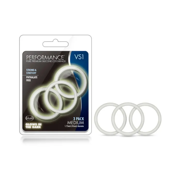 Female Sex Toys Fairvillacom Performance Vs1 Pure Premium Silicone Cockrings Medium