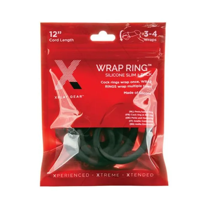 Female Sex Toys Fairvillacom Xplay Silicone 12 Slim Wrap Ring 