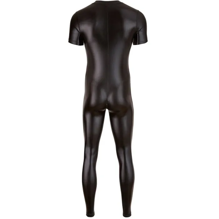 Female Sex Toys ShhhOb Latex bodysuit Men Short arm long leg zipper crotch