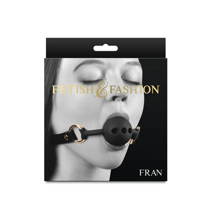 Fetish Fashion Fran Breathable Ball Gag Restraint Black ShhhWndsr Anal