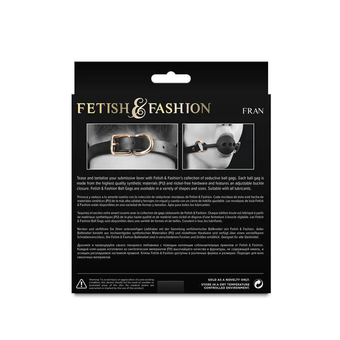 Fetish Fashion Fran Breathable Ball Gag Restraint Black ShhhWndsr Anal Fetish Fashion Fran Breathable Ball Gag Restraint Black ShhhWndsr Anal